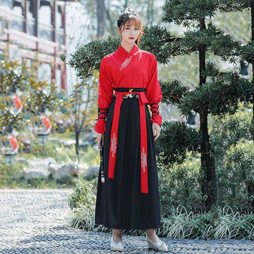 Men's Clothing Hanfu Martial Arts Style Chivalrous Handsome Men's Suit