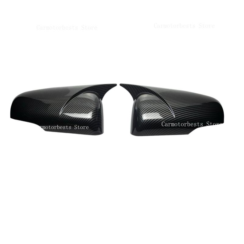 Car  Rearview Side Mirror Cover Fit For Renault Koleos Y 2012 2013 2014 2015 2016   Wing Cap Rear View Case Trim Carbon Fiber