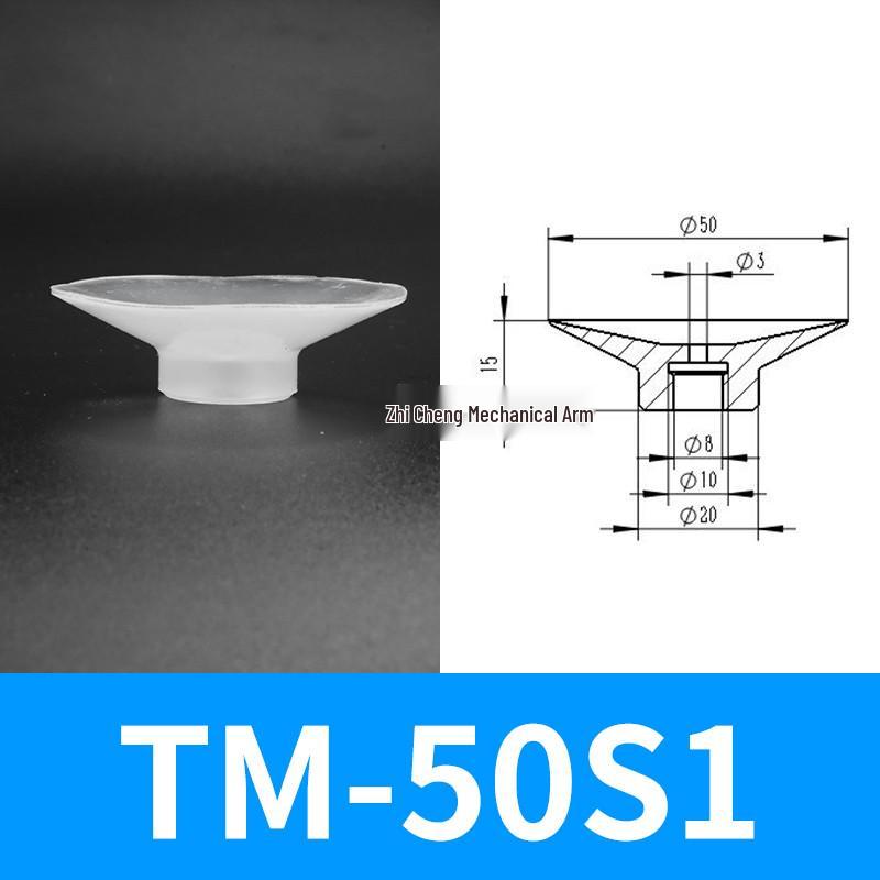 Industrial Silicone Mechanical Arm Vacuum Suction Cup Nozzle – Single/Double/Triple Layer Pneumatic Head