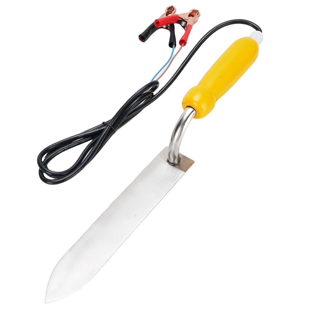 Electric Honey Cutter, Stachelss Steel Honey Scraper Wax Un ing Tool with Wooden Handle Suitable for Pizza Cutting Brd Cakes Beekee