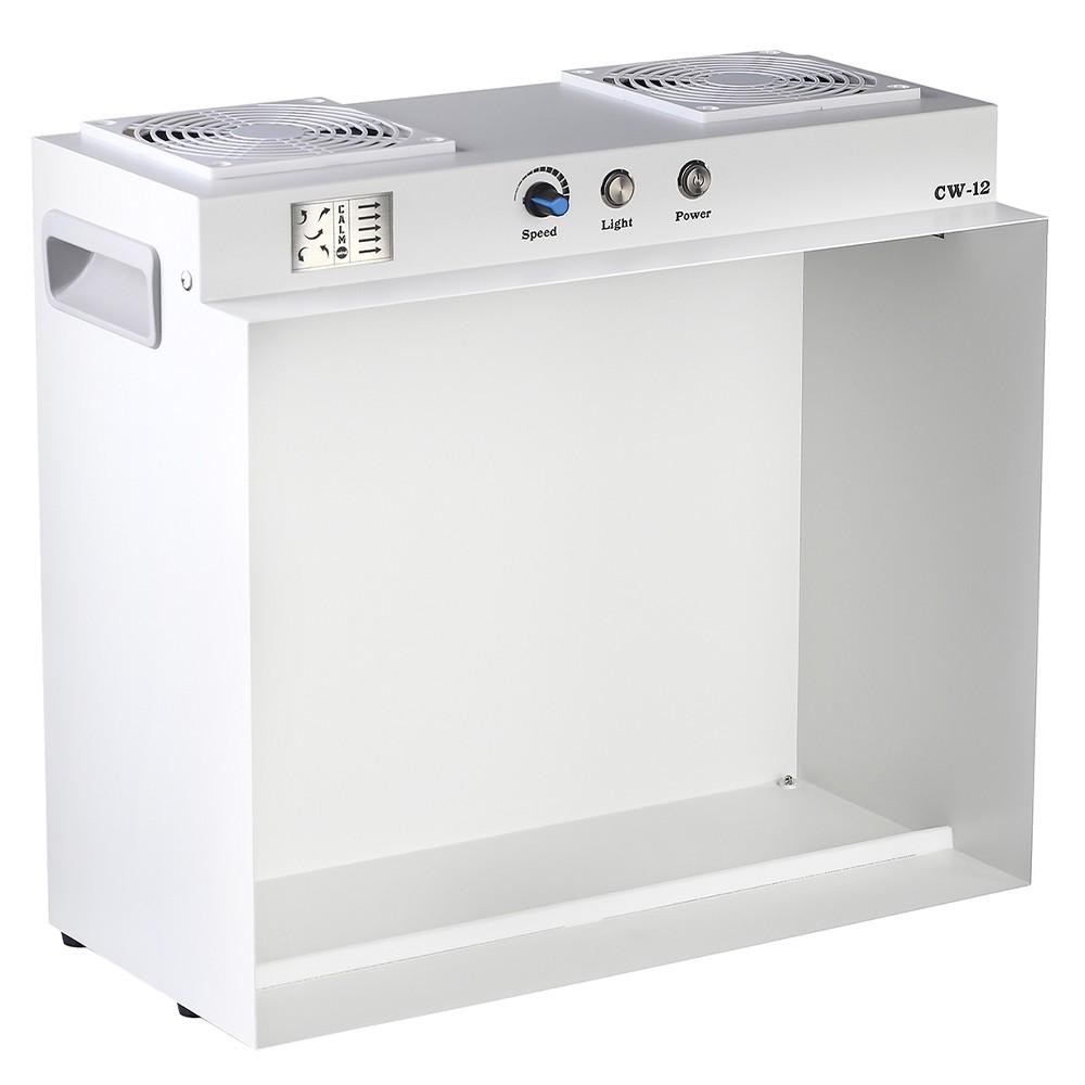 LTQ VAPOR CW-12 Laminarflödesbänk, 17"x13" FFU Inokuleringsbox Fläktfilterenhet för Laboratorium, Renrum