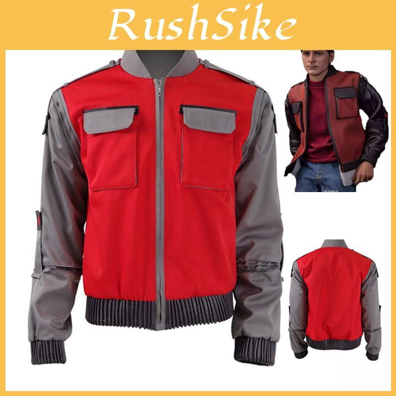 Chaqueta Mardi de Alta Calidad Regreso al Futuro Disfraz Cosplay para Adultos