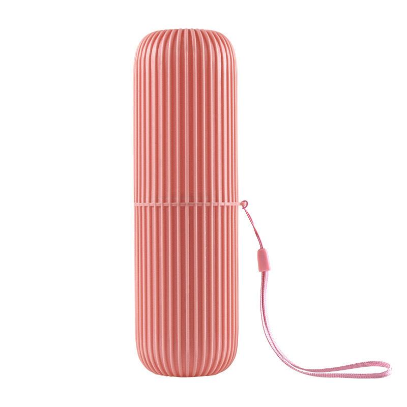 Travel Mouthwash Cup Portable Cute Essential for Business Trips Toothbrush Case with Lid Multifunctional Storage Set