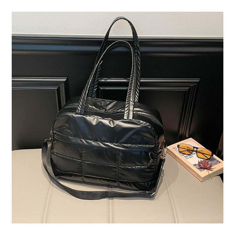 

2 cotton clothes women s bags, fashionable and versatile large-capacity portable shoulder bags, retro commuter messenger bags, tote bags. чёрный