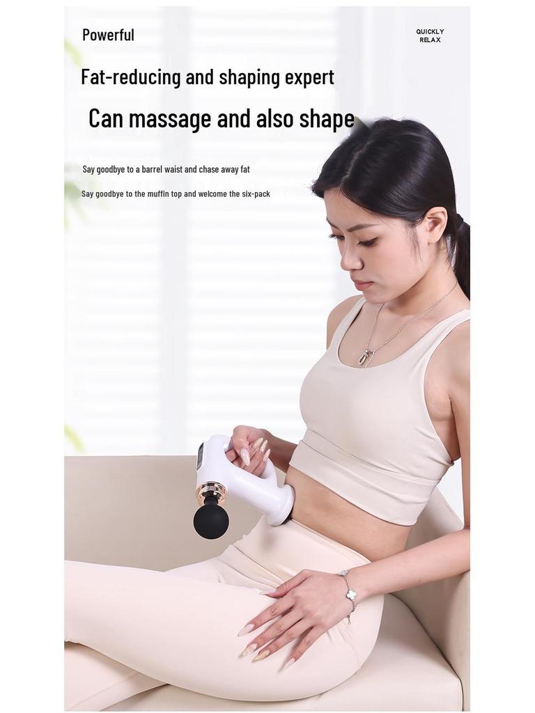 Fat Removal & Body Sculpting Massager: Multifunctional Fascia Gun & Fat Shaker for Abdomen, Waist, and Legs.