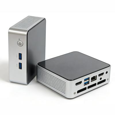 ERVPES M1 Mini PC Generace Core 16GB DDR4 512GB Windows 11 Pro Mini PC Dvojitý HDMI Výstup WiFi 6 Kabelová LAN Kompaktní Malý PC Stolní Multifunkční