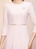 ZhiLi Elegant Spring 2026 A-Line Dress - Unique Three-Quarter Sleeve, Waist-Cinched Design