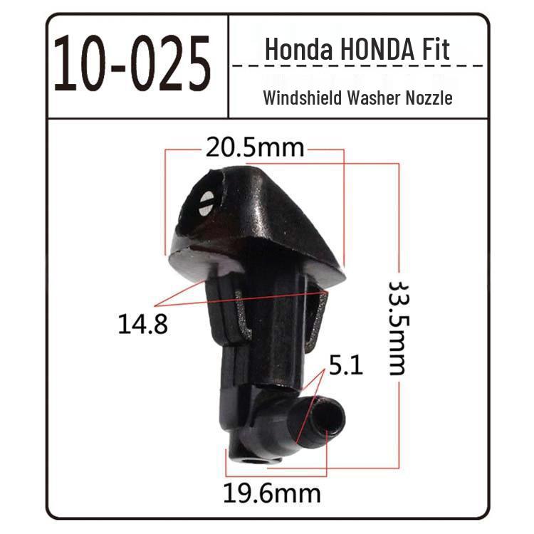 Compatible Windshield Washer Nozzle for Mercedes-Benz & Toyota