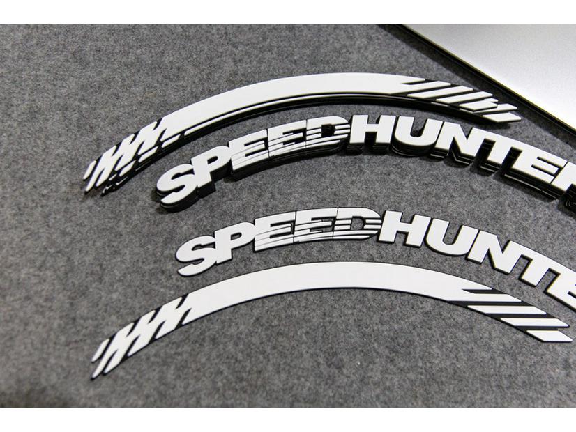 Speedhunters 3D Stereo Gummi Auto Reifen Aufkleber