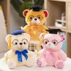 Cute Graduation Bear Plush Toy Graduation Season Bear Animal Doll Doctor Bear Doll  Students Gift