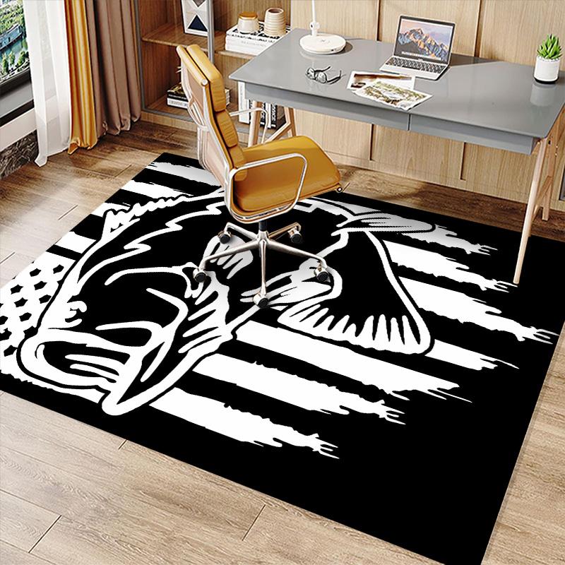 Nash Tackle Printed Absorbent Washable Carpet, Non-Slip Bathroom Mats, Kitchen Rugs, Yoga Mat,Living Room Entrance, Camping Picnic Rugs