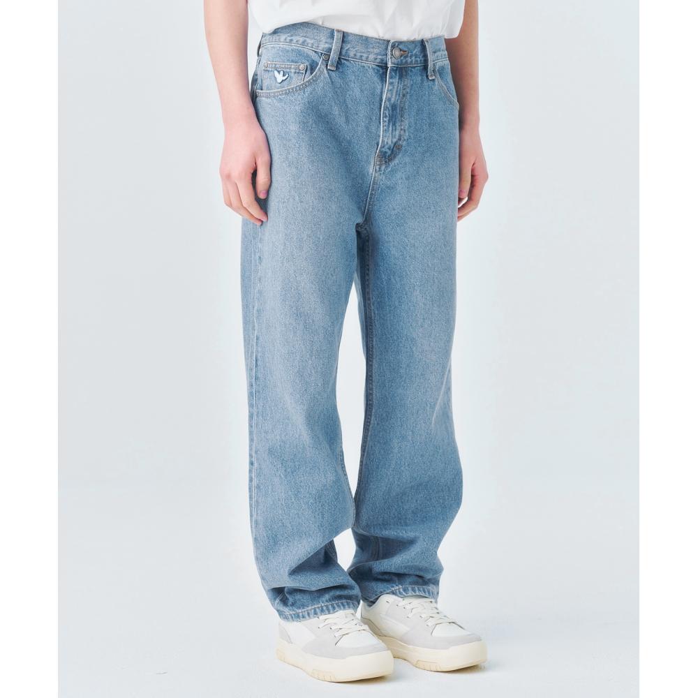 

WHATITISNT Брюки свободного кроя Angel Loose Fit Indigo Low