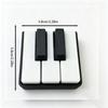 Mechanical Touch Piano Key Keychain Portable Size 3D Printed Piano Toy  Daily Bag Decoration