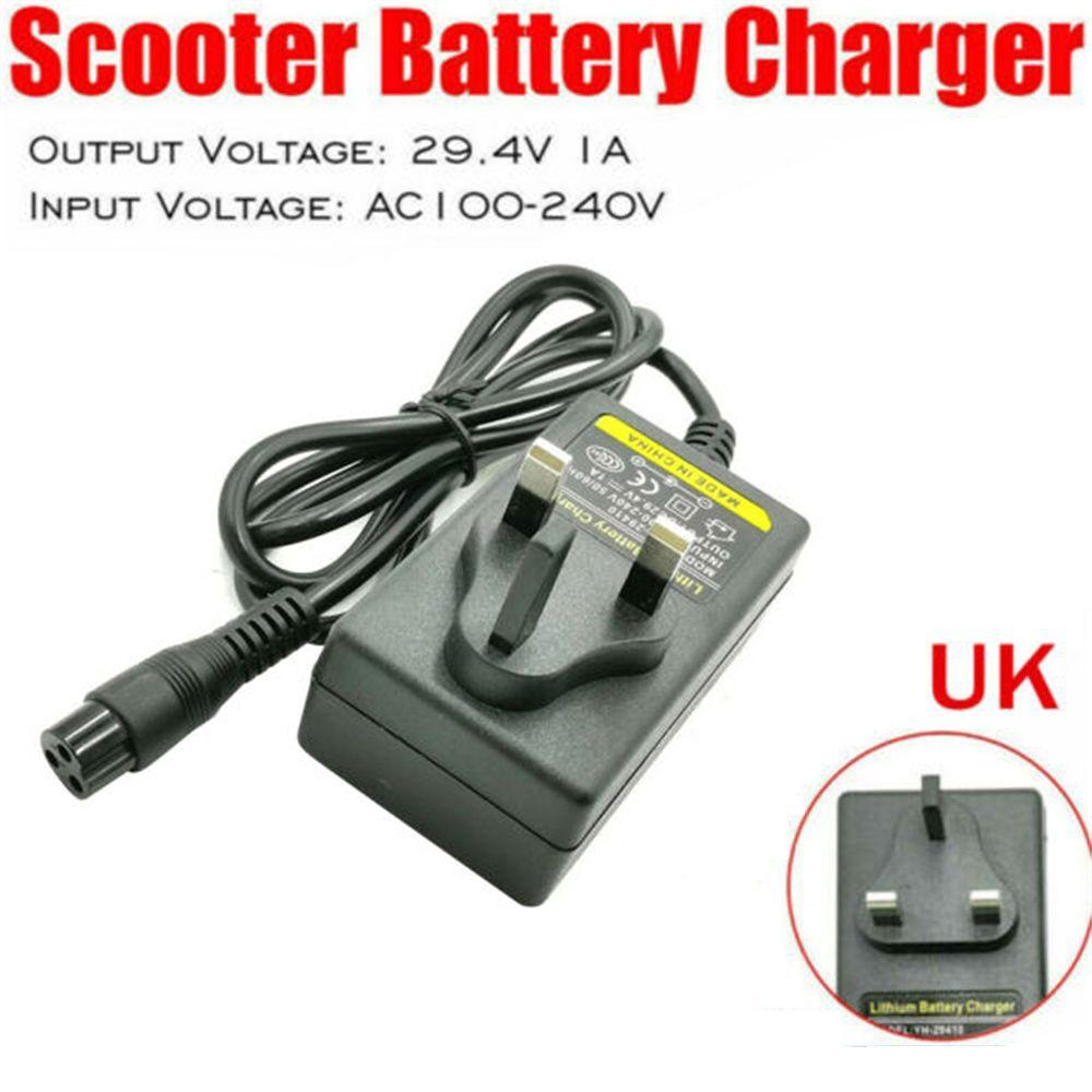 

24V Scooter Transformer Battery Charger Power Supply Power Adapter UK Plug