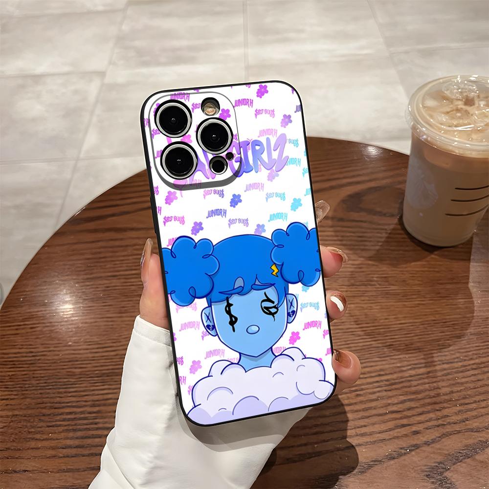 

J-Junior H Sad Girl Phone Case For 17 Pro Max Iphone 14 16 Pro Max 12 15 Plus 13 Pro 11 Xr X Xs Back Cover iPhone15 Plus