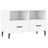 VidaXL TV Stand White 80x36x50 Cm Engineered Wood 828988
