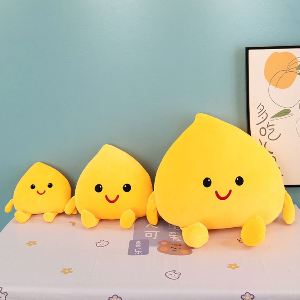 

Smile Face Little Spark Man Plush Toys Yellow Little Spark Plush Pillow Children Gifts