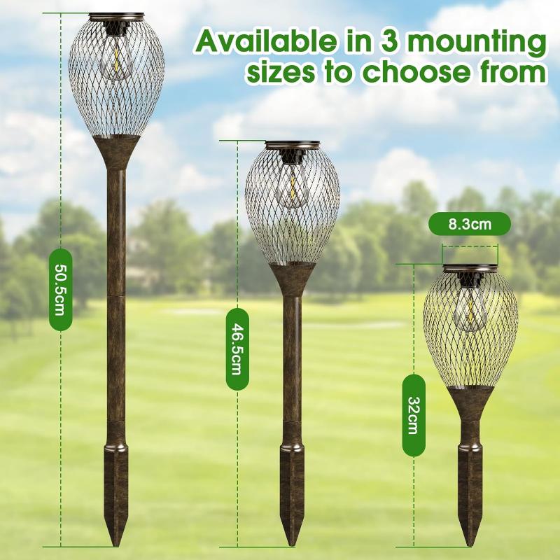 2PCS outdoor solar street light,ground plug solar light,waterproof landscape road garden decoration light for courtyard pavement