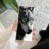 Wolf Lion Tiger Animal S25Ultra Phone Case For Samsung Galaxy S25 S24 S23 S21 Ultra S20 FE S22 Plus S24FE A56 A55 5G Clear Cover