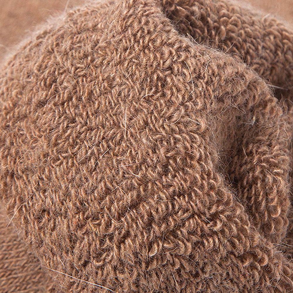 Thermal Warm Mid-calf Socks Terry Socks Wool Socks Thicker Solid Socks Cashmere Hosiery Men Socks