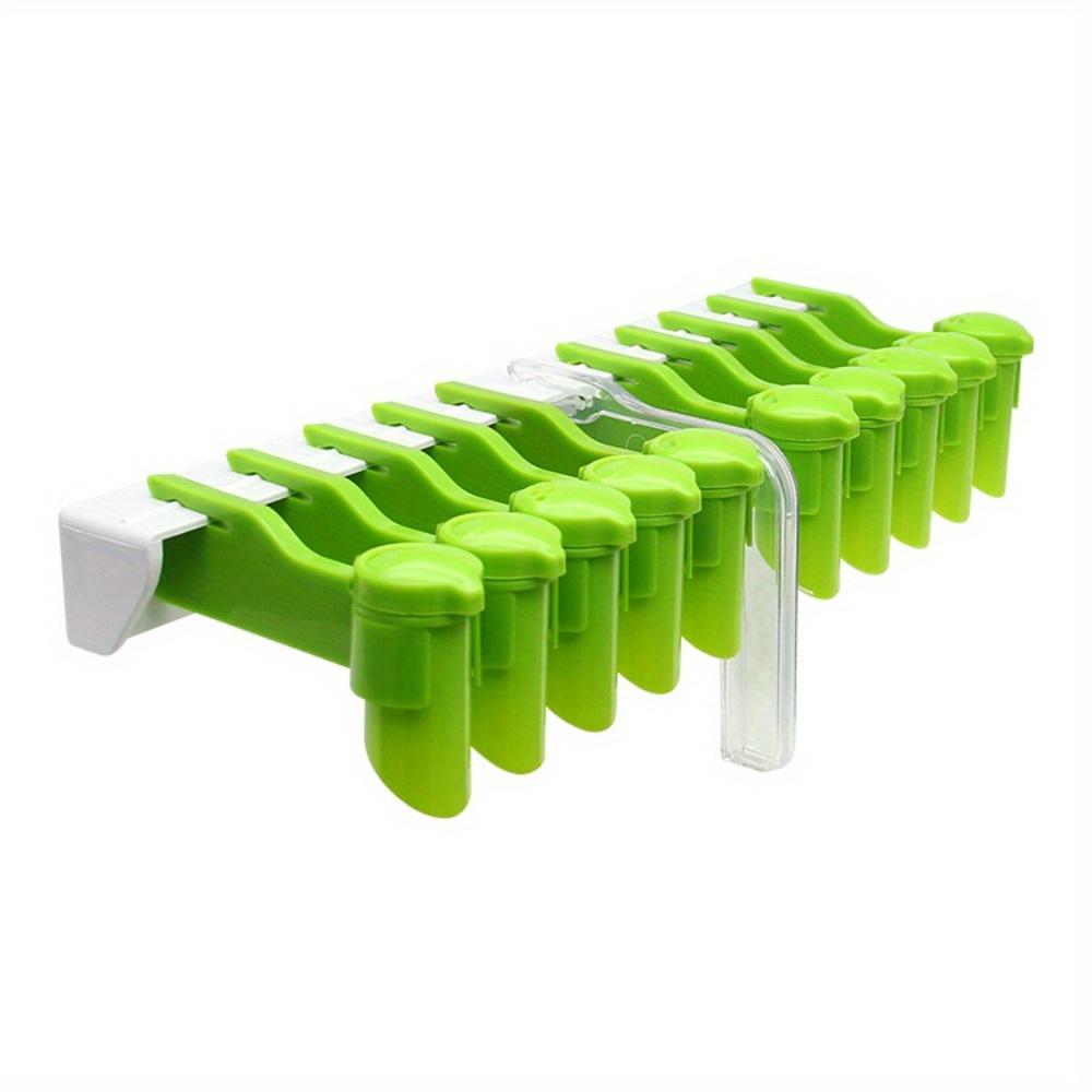 6/10 Grid Hanging Seasoning Bag Storage Spice Organizer Wall-mounted Moisture-Proof Clip with Hole Rack