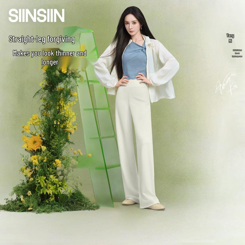 SIINSIIN Women s Casual Straight-Leg Sports Pants L