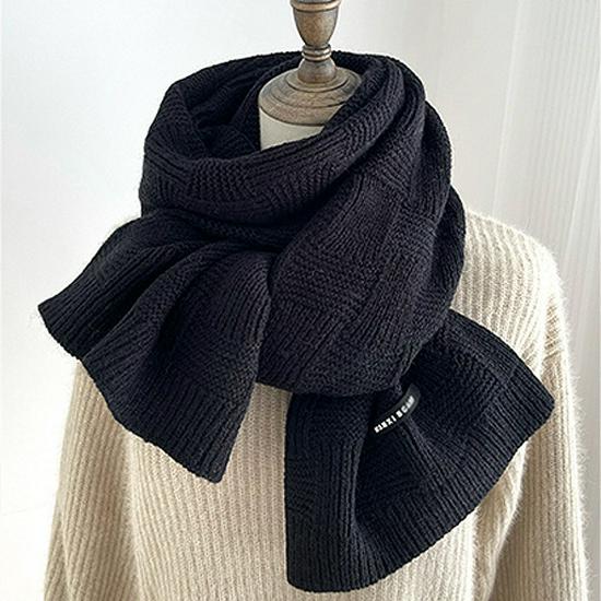 Unisex Koreanischer Jacquard-Wollschal - Warmer Winterstil
