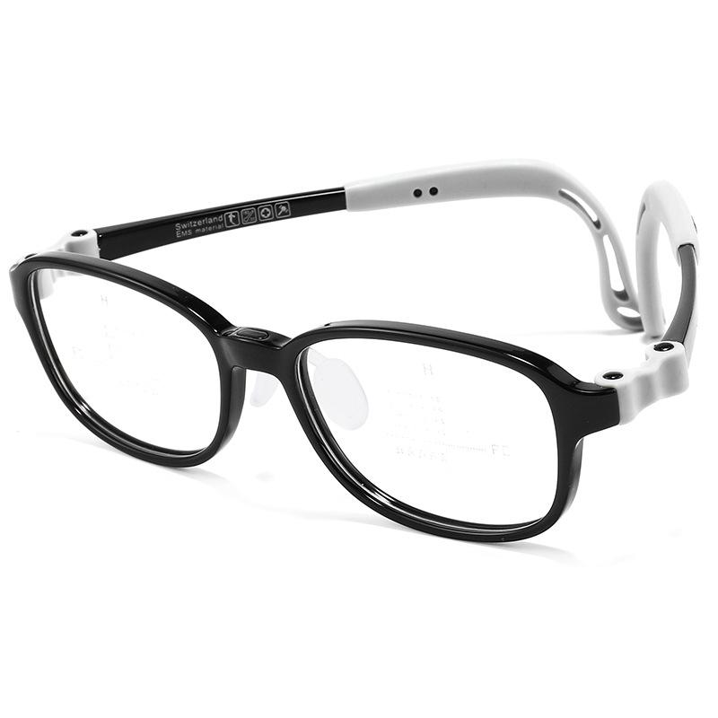 Ultralight Myopia Glasses for Teens - Screwless TR Frame, Safe Sports Design T048ET