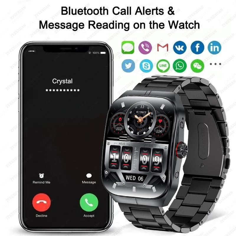 New HD   screen ForWatch 4 Pro Sports Smart Watches Men GPS Track Waterproof Bluetooth Call NFC Smart Watch