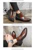 Men's Korean Style Pointed Toe High Top Leather Boots with Zipper - Autumn/Winter Collection