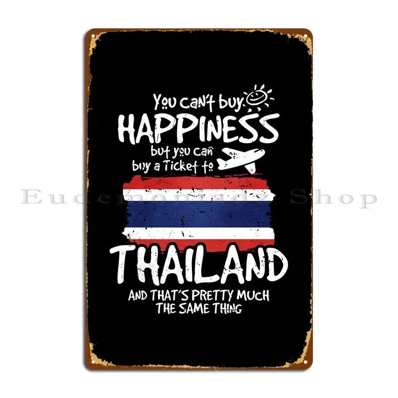 Thailand Metal Plaque Wall Mural Decoration Living Room Printed Wall Mural Tin Sign Poster 20x30cm(7.8x11.8inch)