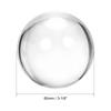 uxcell Acrylic Contact Juggling Balls with Ball Bag, 80mm Diameter, 120mm x 140mm, Clear