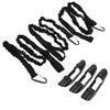 3Pack Kayak Paddle Bungee Lanyard Elastic Leash Paddle Holder Clip for Canoe Inflatable Plastic Boat