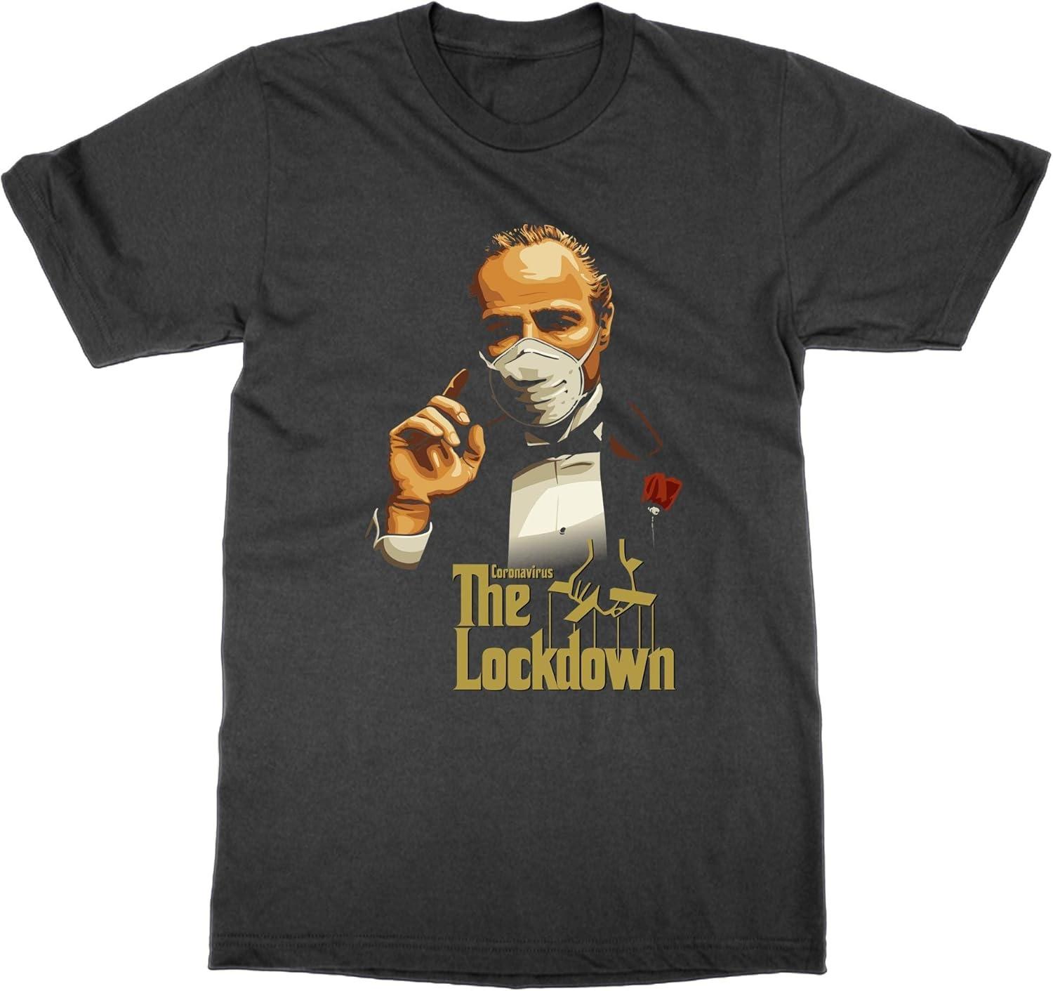 The Lockdown Godfather Parody T-Shirt XXXXXL чёрный