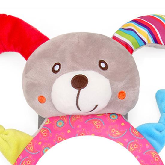 Baby-Spiegel in Cartoon-Form, verstellbar, Plüsch, fürs Auto, Baby-Rückspiegel, verstellbarer Sicherheitssitzspiegel für Kinder