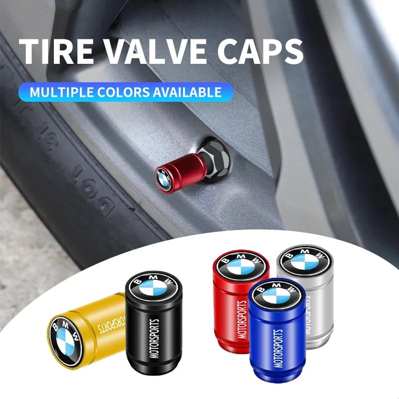 4pcs Car Wheel Tire Valve Caps Air Stem Covers For BMW Performance E39 E90 E36 E46 G22 F25 F20 F15 F40 F36 G30 G20 G05 VT5