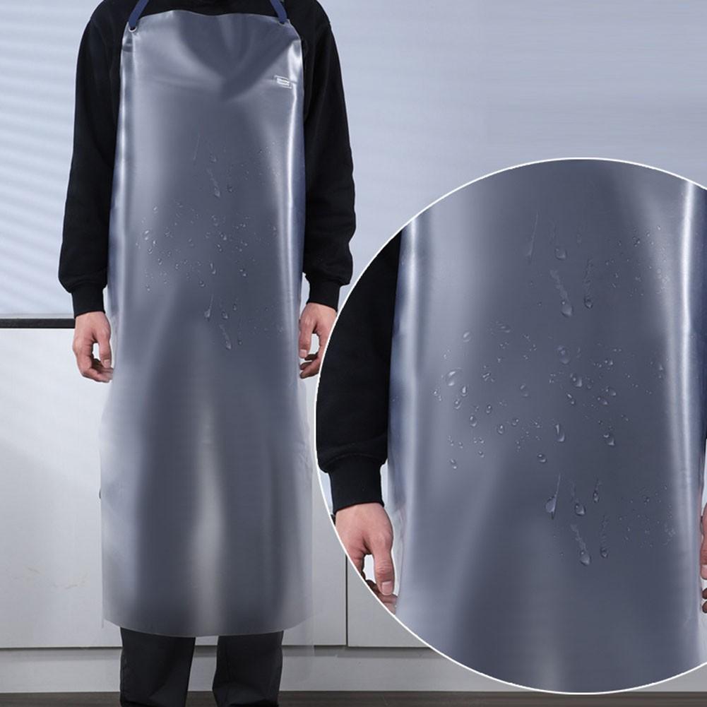 Housework Clean PVC Apron Kitchen Baking Cooking Anti-Oil