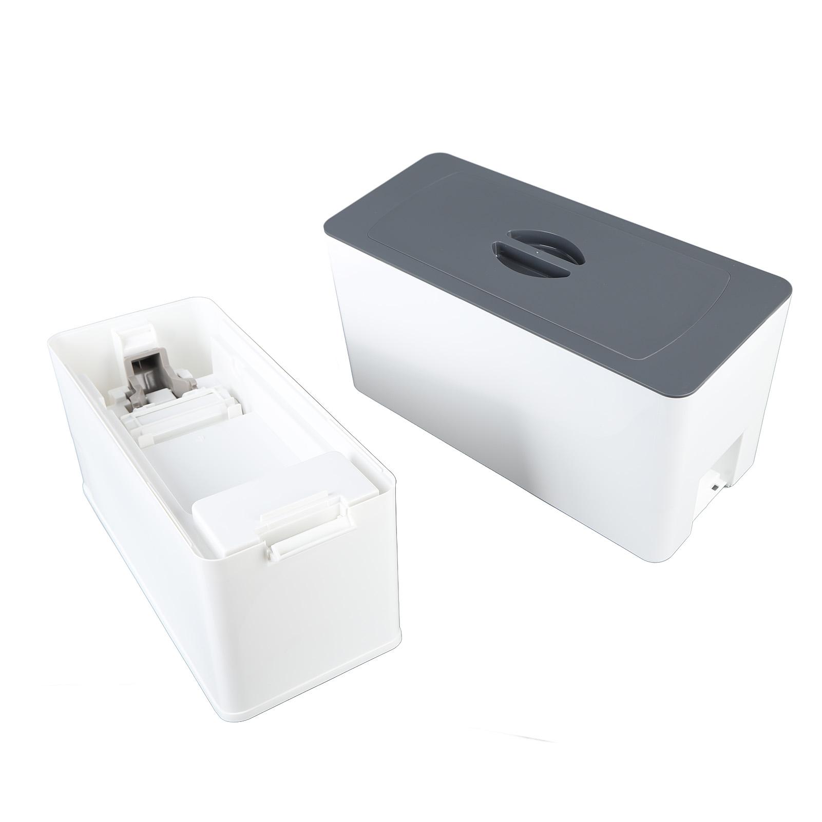12kg Automatic Rice Storage Bin Drawer Type Intelligent Measurable Dispenser Rice Bucket for Rice Bean Grain Cereal