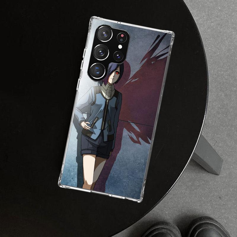Ghoul Tokyo Touka Kirishima Phone Case Cover for Samsung Galaxy S26 S25 Edge S24 S23 Ultra S22 Plus S21 FE S20 + Art Customized