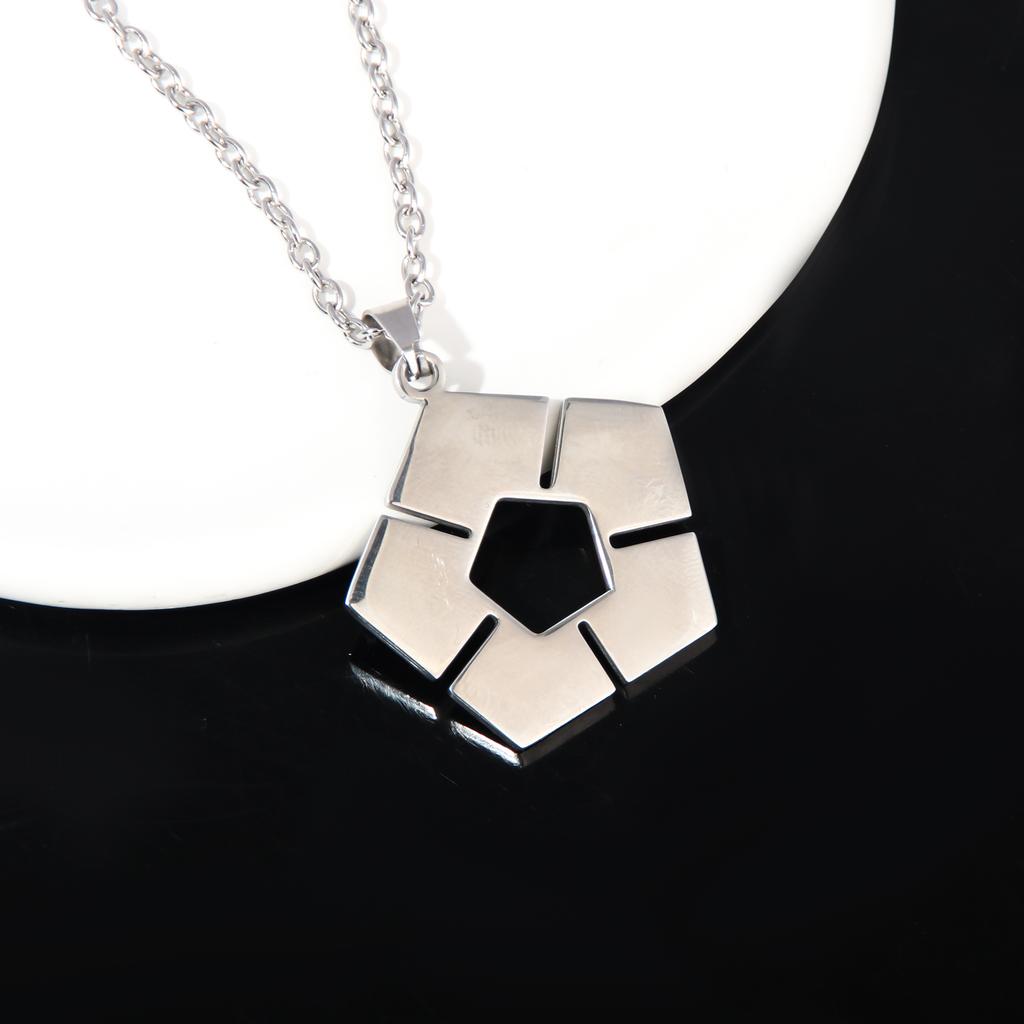 BLUE LOCK Anime Necklace Stainless Steel Soccer Pendant Cosplay Jewelry Gift For Women Men