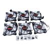 6pcs 120mm RGB LED Fan Silent Multi Layer Colorful Lighting Efficient Cooling RGB Case Fan Cooling