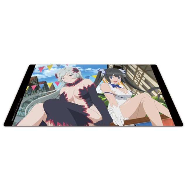 Is It Wrong to Try to Pick Up Girls in a Dungeon? V Character Rubber Mat Hestia & Freya