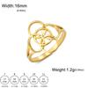 Dawapara Borromäischer Kreuz Symbol Edelstahl Ring Keltisch Fünffache Schutz Erleuchtung Amulett Religiöses Geschenk