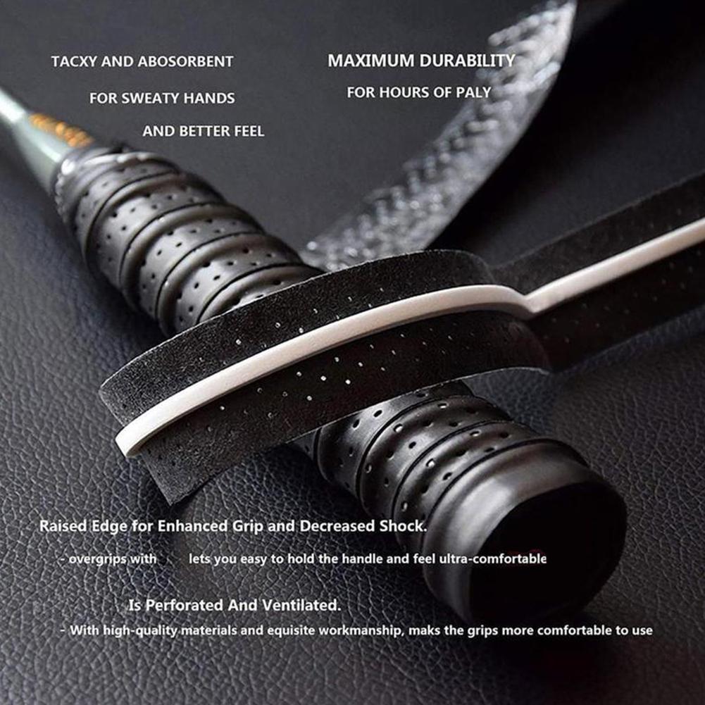 Laminated Raised Ridge Handle Tape for Badminton, Multi-Sport Anti-Slip Overgrip, Table Tennis, Sweat Absorbent & Non-Slip Wrap