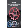 2Pcs Ceramic Bearing Jockey Wheel CNC Aluminum Alloy Rear Derailleur 10-16T Guide MTB Road Bike Pulley