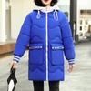 Down  Clothes Women's Winter Clothes New Loose  Clothes Women's Medium and Long Thickened Bread  Jacket