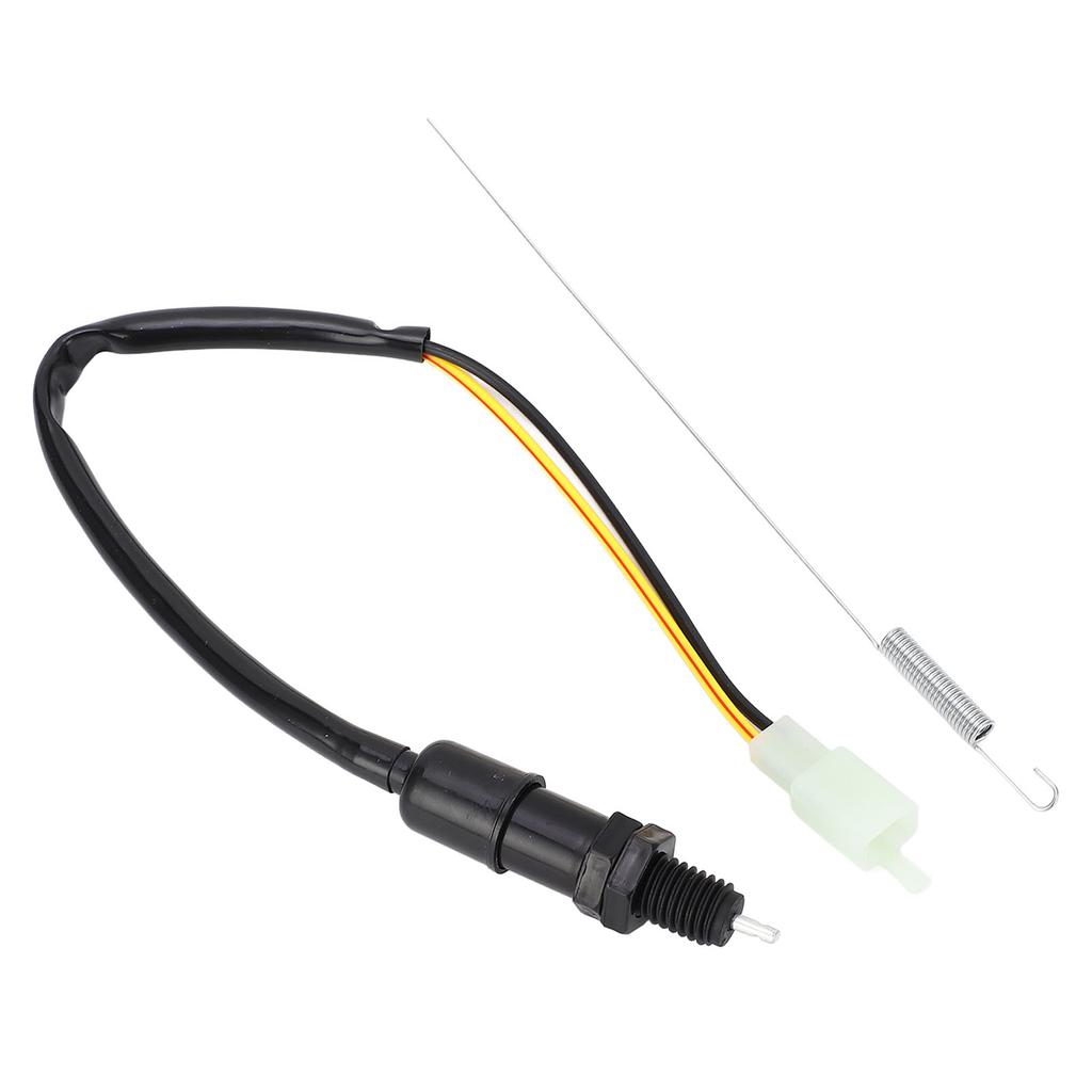 Motorrad Hinterbremslichtschalter mit Feder-Kit 2 Drähte 400 mm lang Sichere Verbindung Universelle Passform