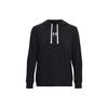Solid Color Hooded Long Sleeve Sweatshirt Women Tops Black 1369855-001