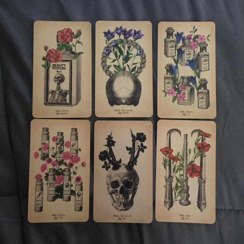 The Antique Anatomy Tarots 78-Card Deck Full English Oracle Cards Divination Fate Family Party Board Game