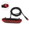6V-60V Tylne Światło Roweru Elektrycznego Lampa Tylna LED Bezpieczeństwa Ostrzegawcza Tylna Lampa dla E-hulajnogi Ebike Ostrzegawcze Światła Tylne Akcesoria Rowerowe